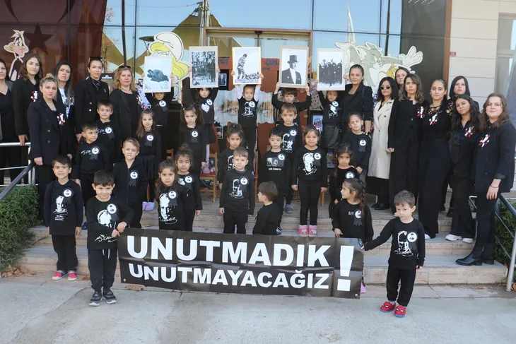 Manisa’da minikler Ata’sını özlemle andı